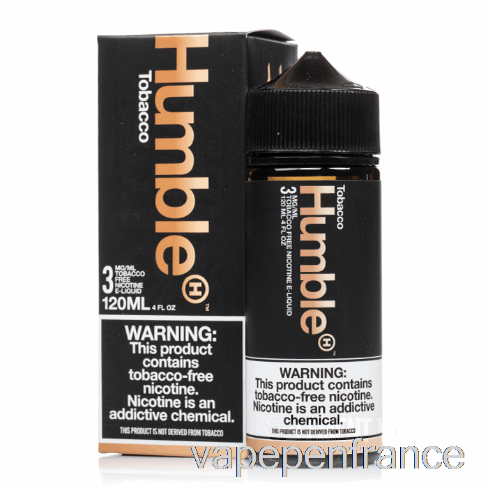 Tabac - Humble Juice Co. - Stylo Vape 120 Ml 0 Mg